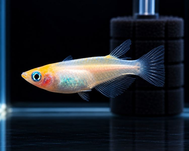 Red and White Madaka Ricefish - Oryzias Latipes ~ 1cm - 2cm